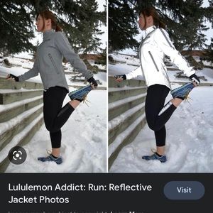 Lululemon reflective jacket 10 rare